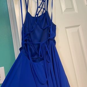Blue dress